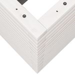 Casa si Gradina - Gradinarit si plante - Plante si ghivece - Ghivece si suporturi - Jardiniera de gradina, alb, 90x40x68,5 cm, lemn masiv de pin - Infinity.ro