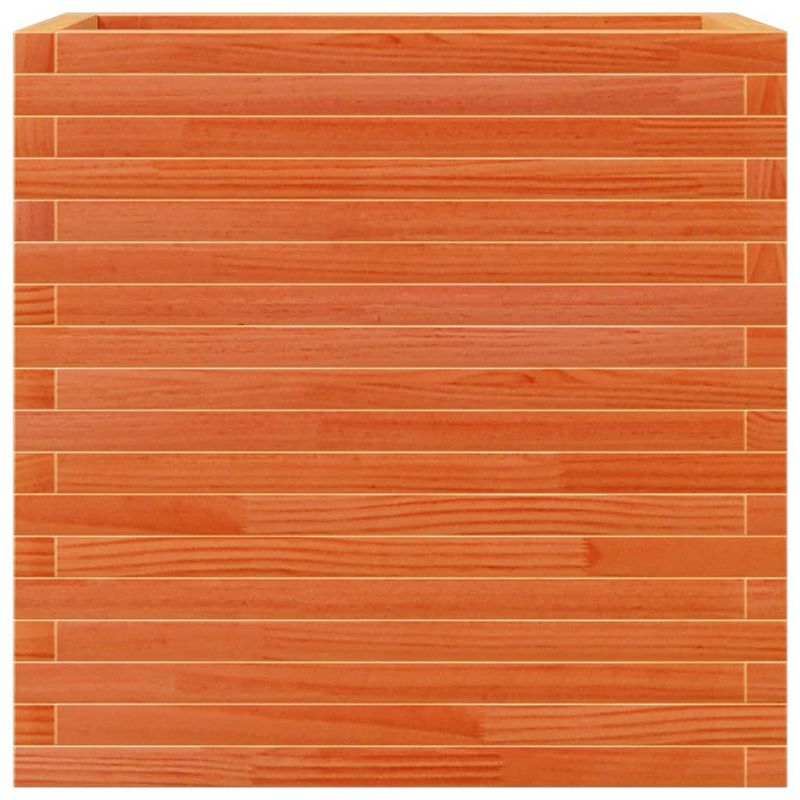 Casa si Gradina - Gradinarit si plante - Plante si ghivece - Ghivece si suporturi - Jardiniera gradina, maro ceruit, 70x40x68,5 cm, lemn masiv pin - Infinity.ro