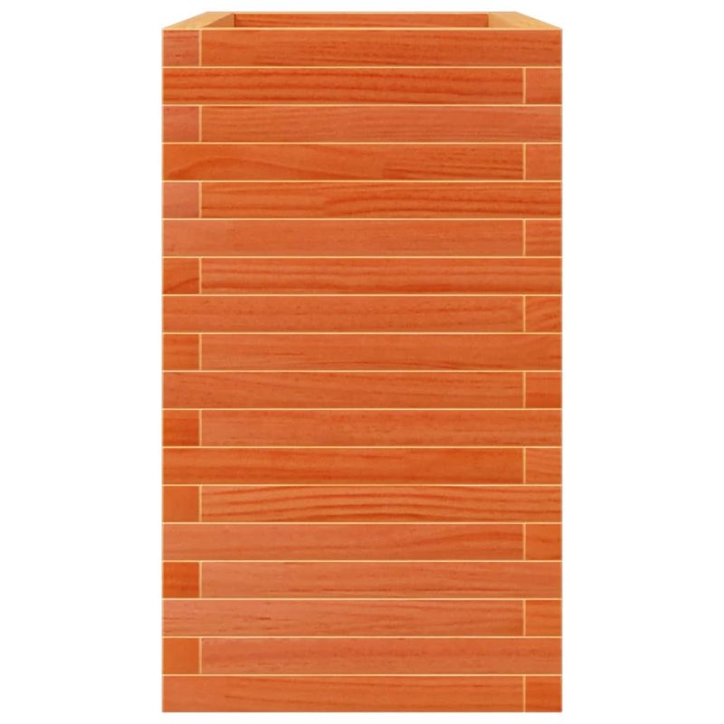 Casa si Gradina - Gradinarit si plante - Plante si ghivece - Ghivece si suporturi - Jardiniera gradina, maro ceruit, 70x40x68,5 cm, lemn masiv pin - Infinity.ro