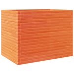 Casa si Gradina - Gradinarit si plante - Plante si ghivece - Ghivece si suporturi - Jardiniera gradina, maro ceruit, 90x60x68,5 cm, lemn masiv pin - Infinity.ro