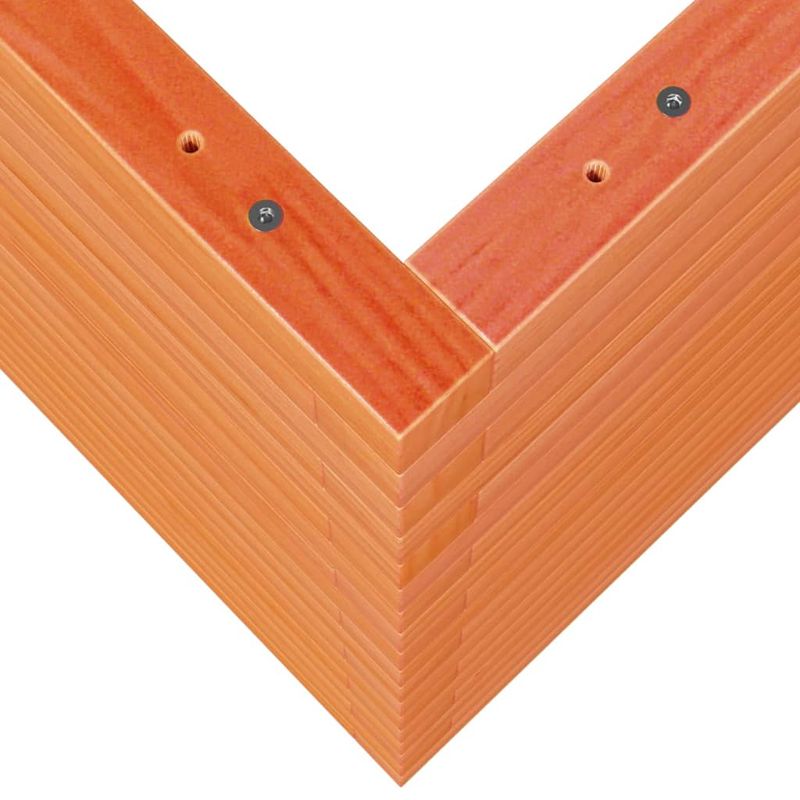 Casa si Gradina - Gradinarit si plante - Plante si ghivece - Ghivece si suporturi - Jardiniera gradina, maro ceruit, 90x60x68,5 cm, lemn masiv pin - Infinity.ro