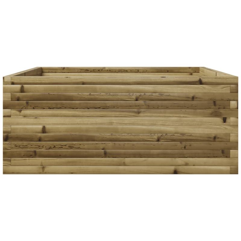 Casa si Gradina - Gradinarit si plante - Plante si ghivece - Ghivece si suporturi - Jardiniera de gradina, 110x110x49,5 cm, lemn de pin impregnat - Infinity.ro