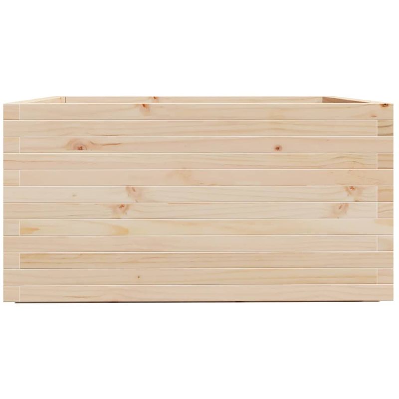 Casa si Gradina - Gradinarit si plante - Plante si ghivece - Ghivece si suporturi - Jardiniera de gradina, 90x90x49,5 cm, lemn masiv de pin - Infinity.ro