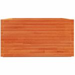 Casa si Gradina - Gradinarit si plante - Plante si ghivece - Ghivece si suporturi - Jardiniera gradina, maro ceruit, 90x90x49,5 cm, lemn masiv pin - Infinity.ro