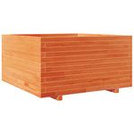 Casa si Gradina - Gradinarit si plante - Plante si ghivece - Ghivece si suporturi - Jardiniera gradina, maro ceruit, 90x90x49,5 cm, lemn masiv pin - Infinity.ro