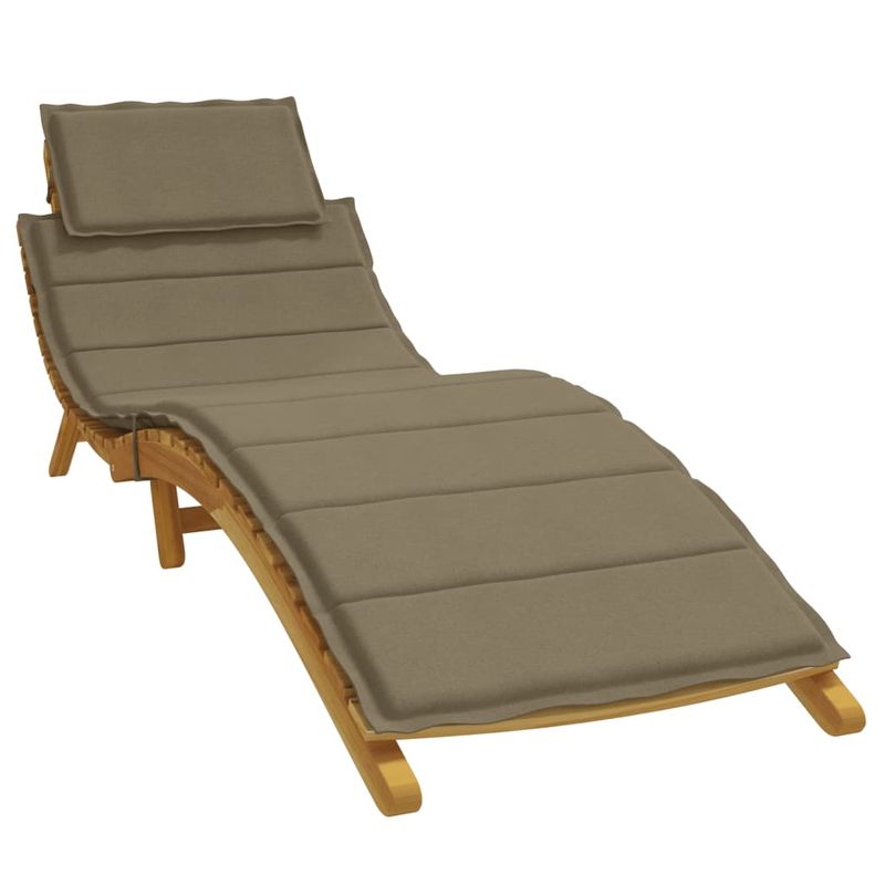Casa si Gradina - Gradina si terasa - Mobilier exterior - Perne decorative exterior - Perna de sezlong, melanj gri taupe, 186x58x3 cm textil - Infinity.ro