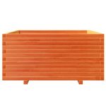 Casa si Gradina - Gradinarit si plante - Plante si ghivece - Ghivece si suporturi - Jardiniera gradina maro ceruit, 100x100x49,5 cm, lemn masiv pin - Infinity.ro