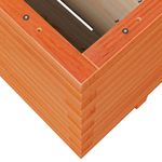 Casa si Gradina - Gradinarit si plante - Plante si ghivece - Ghivece si suporturi - Jardiniera gradina maro ceruit, 100x100x49,5 cm, lemn masiv pin - Infinity.ro