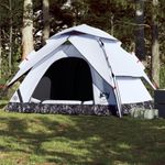 Sport si Outdoor - Camping - Corturi camping - Cort de camping 5 persoane, alb opac, setare rapida, tesatura - Infinity.ro