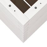 Casa si Gradina - Gradinarit si plante - Plante si ghivece - Ghivece si suporturi - Jardiniera de gradina, alb, 90x60x72,5 cm, lemn masiv de pin - Infinity.ro