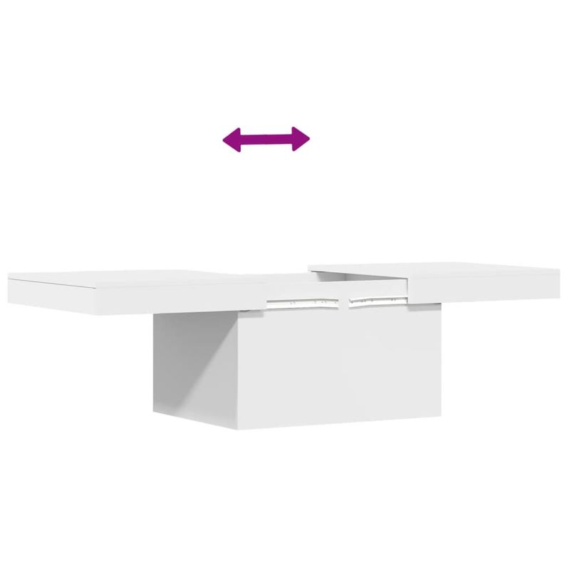 Casa si Gradina - Mobilier - Mese si birouri - Masute de cafea - Masuta de cafea, alb, 100x55x40 cm, lemn prelucrat - Infinity.ro