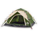 Sport si Outdoor - Camping - Corturi camping - Cort de camping cupola 4 persoane, setare rapida, verde - Infinity.ro