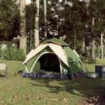 Sport si Outdoor - Camping - Corturi camping - Cort de camping cupola 4 persoane, setare rapida, verde - Infinity.ro