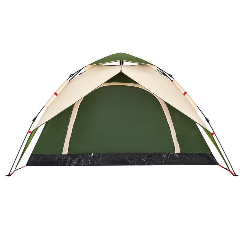Sport si Outdoor - Camping - Corturi camping - Cort de camping cupola 4 persoane, setare rapida, verde - Infinity.ro