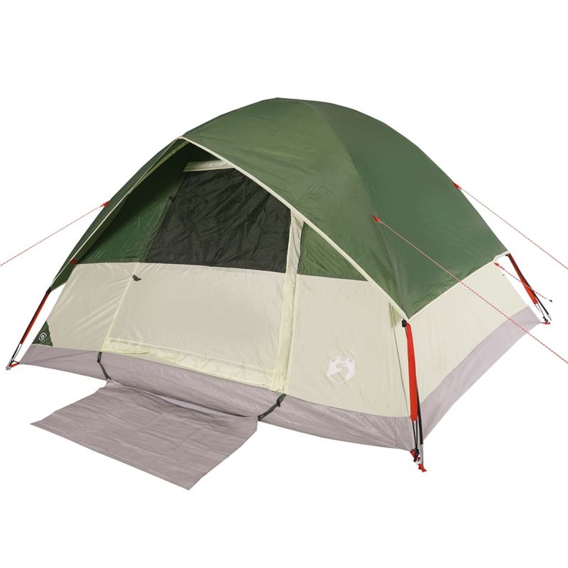 Sport si Outdoor - Camping - Corturi camping - Cort de camping cupola pentru 6 persoane, verde, impermeabil - Infinity.ro