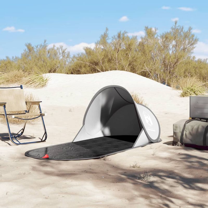 Sport si Outdoor - Camping - Corturi camping - Cort de plaja pop-up, gri, impermeabil - Infinity.ro