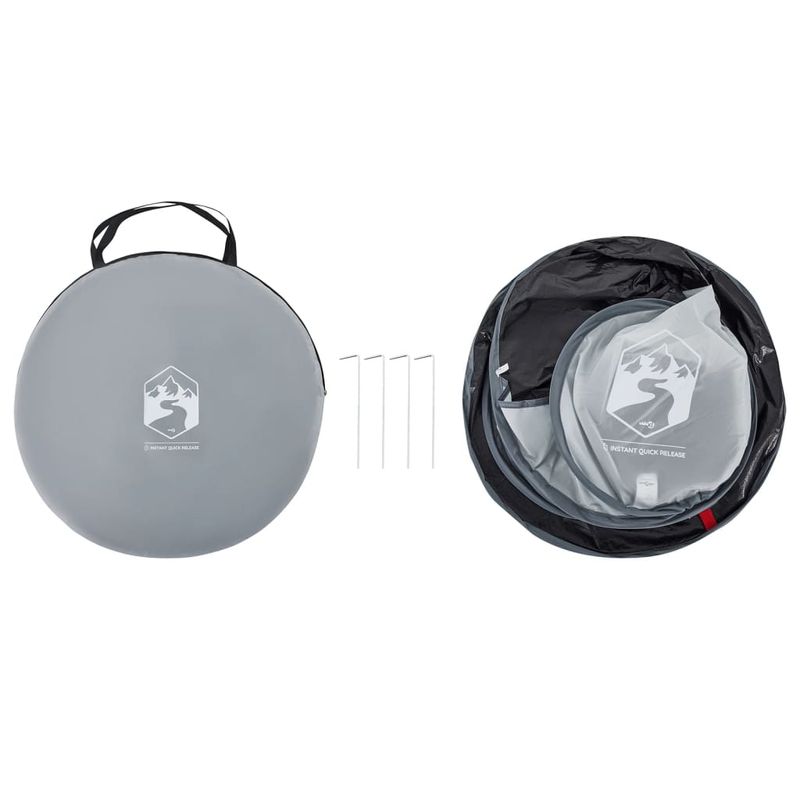 Sport si Outdoor - Camping - Corturi camping - Cort de plaja pop-up, gri, impermeabil - Infinity.ro