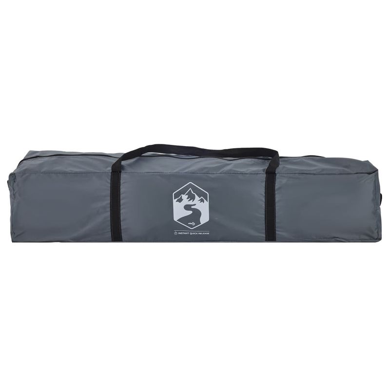 Sport si Outdoor - Camping - Corturi camping - Cort camping cupola 4 persoane, gri/portocaliu, setare rapida - Infinity.ro