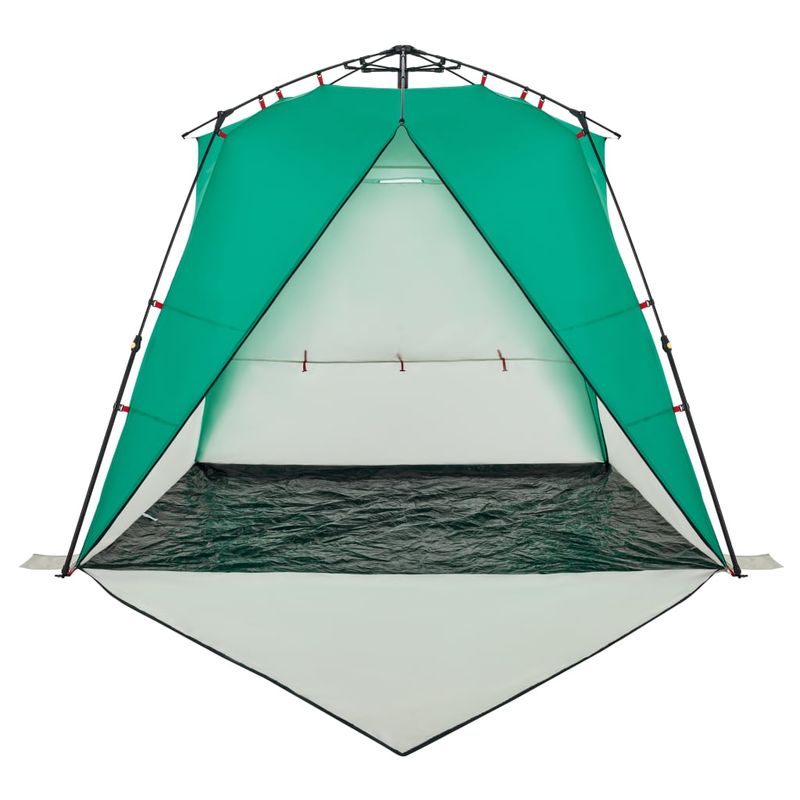 Sport si Outdoor - Camping - Corturi camping - Cort camping 4 persoane verde marin impermeabil setare rapida - Infinity.ro