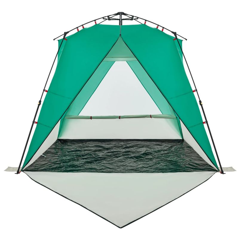 Sport si Outdoor - Camping - Corturi camping - Cort camping 4 persoane verde marin impermeabil setare rapida - Infinity.ro
