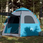 Sport si Outdoor - Camping - Corturi camping - Cort de camping cabana 4 persoane albastru cu eliberare rapida - Infinity.ro
