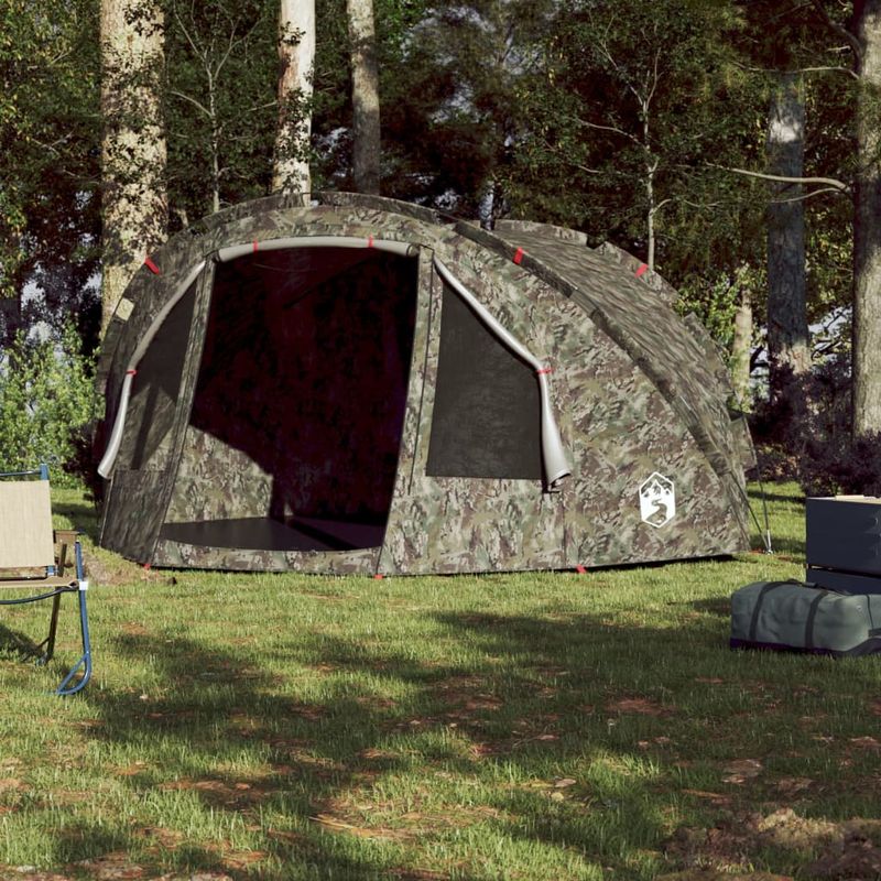 Sport si Outdoor - Camping - Corturi camping - Cort de pescuit pentru 4 persoane, camuflaj, impermeabil - Infinity.ro