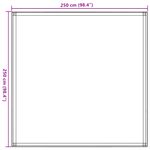 Sport si Outdoor - Camping - Accesorii corturi - Covor pentru cort, verde deschis, 250x250 cm, HDPE - Infinity.ro