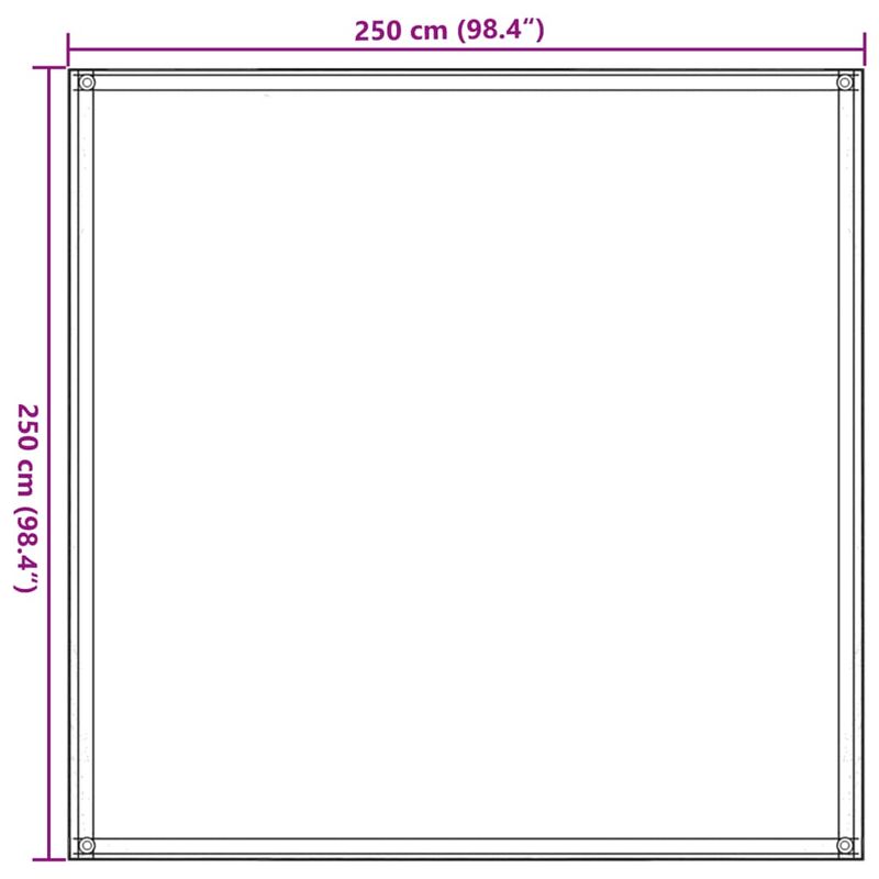 Sport si Outdoor - Camping - Accesorii corturi - Covor pentru cort, verde deschis, 250x250 cm, HDPE - Infinity.ro