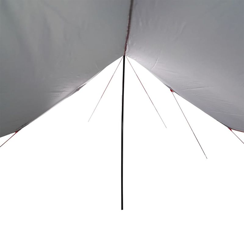 Sport si Outdoor - Camping - Copertine si adaposturi - Prelata de camping gri/portocaliu, 460x305x210 cm, impermeabila, material oxford - Infinity.ro