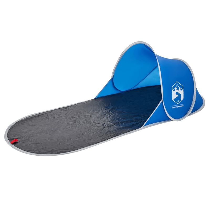 Sport si Outdoor - Camping - Corturi camping - Cort de plaja pop-up, albastru azur, rezistent la apa - Infinity.ro