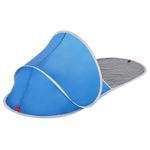 Sport si Outdoor - Camping - Corturi camping - Cort de plaja pop-up, albastru azur, rezistent la apa - Infinity.ro