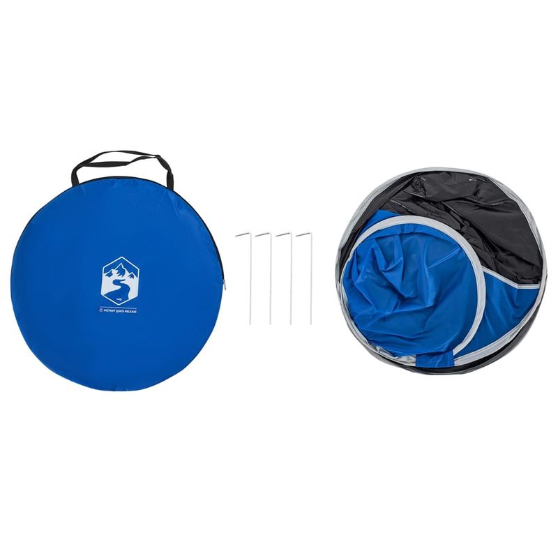 Sport si Outdoor - Camping - Corturi camping - Cort de plaja pop-up, albastru azur, rezistent la apa - Infinity.ro