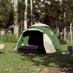Sport si Outdoor - Camping - Corturi camping - Cort de camping cupola 3 persoane, setare rapida, verde - Infinity.ro