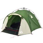 Sport si Outdoor - Camping - Corturi camping - Cort de camping cupola 3 persoane, setare rapida, verde - Infinity.ro