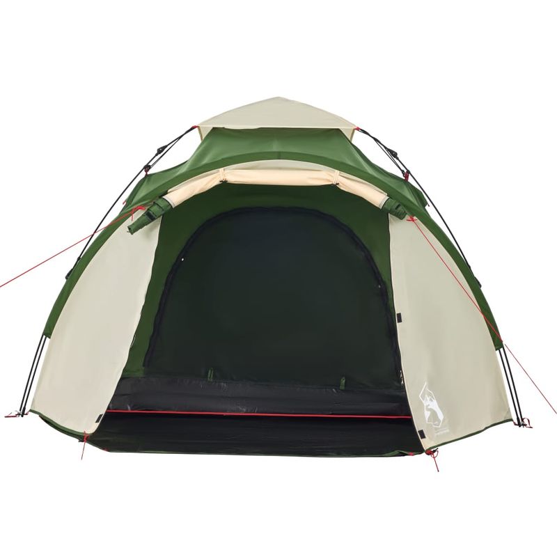 Sport si Outdoor - Camping - Corturi camping - Cort de camping cupola 3 persoane, setare rapida, verde - Infinity.ro