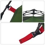 Sport si Outdoor - Camping - Corturi camping - Cort de camping cupola 3 persoane, setare rapida, verde - Infinity.ro