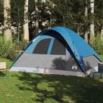 Sport si Outdoor - Camping - Corturi camping - Cort de familie cupola, 6 persoane, albastru, impermeabil - Infinity.ro