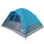 Sport si Outdoor - Camping - Corturi camping - Cort de familie cupola, 6 persoane, albastru, impermeabil - Infinity.ro