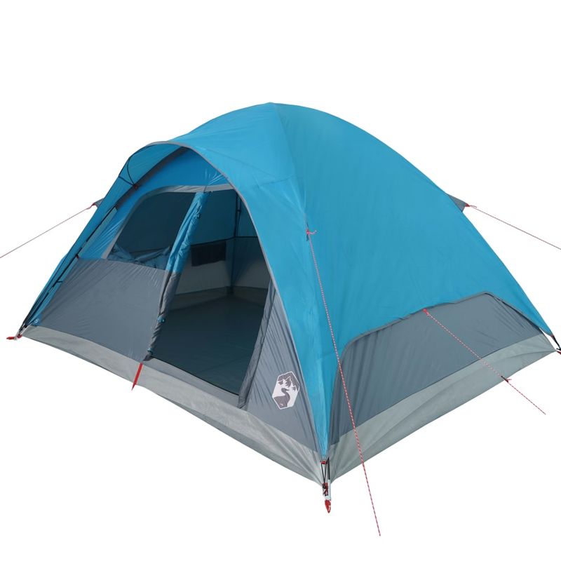 Sport si Outdoor - Camping - Corturi camping - Cort de familie cupola, 6 persoane, albastru, impermeabil - Infinity.ro