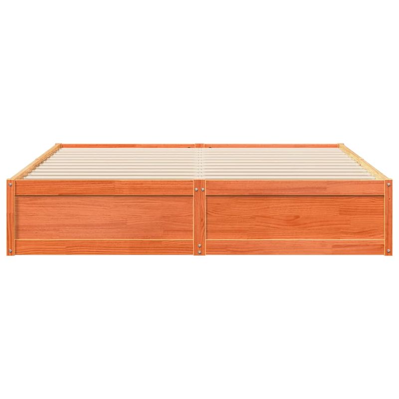Casa si Gradina - Mobilier - Paturi si accesorii - Paturi - Cadru de pat, maro ceruit, 180x200 cm, lemn masiv de pin - Infinity.ro