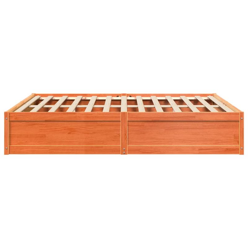 Casa si Gradina - Mobilier - Paturi si accesorii - Paturi - Cadru de pat, maro ceruit, 180x200 cm, lemn masiv de pin - Infinity.ro