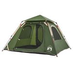 Sport si Outdoor - Camping - Corturi camping - Cort de camping cupola 4 persoane, setare rapida, verde - Infinity.ro