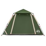Sport si Outdoor - Camping - Corturi camping - Cort de camping cupola 4 persoane, setare rapida, verde - Infinity.ro
