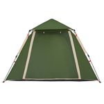 Sport si Outdoor - Camping - Corturi camping - Cort de camping cupola 4 persoane, setare rapida, verde - Infinity.ro