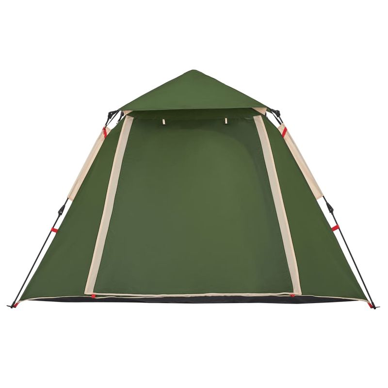 Sport si Outdoor - Camping - Corturi camping - Cort de camping cupola 4 persoane, setare rapida, verde - Infinity.ro