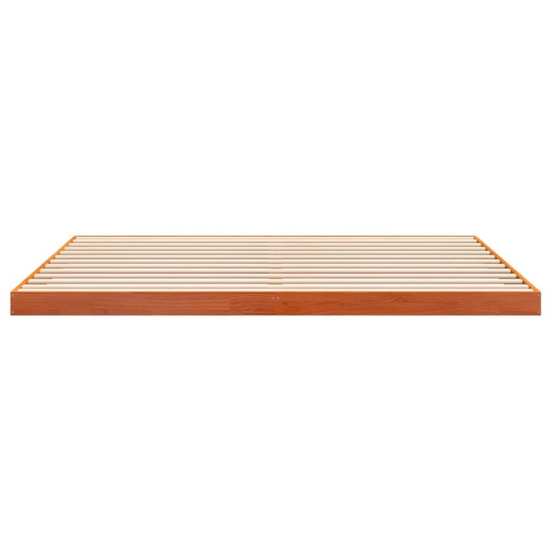 Casa si Gradina - Mobilier - Paturi si accesorii - Paturi - Cadru de pat, maro ceruit, 200x200 cm, lemn masiv de pin - Infinity.ro