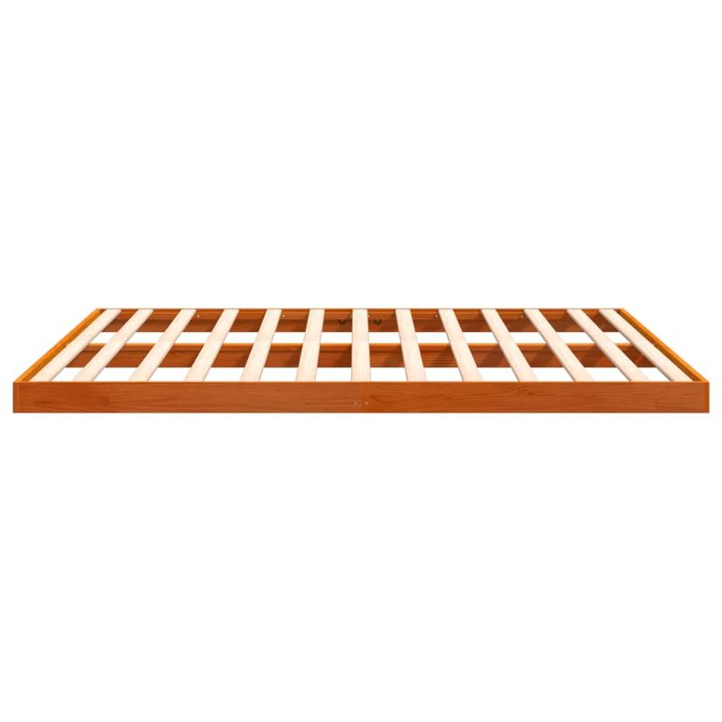 Casa si Gradina - Mobilier - Paturi si accesorii - Paturi - Cadru de pat, maro ceruit, 200x200 cm, lemn masiv de pin - Infinity.ro