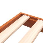 Casa si Gradina - Mobilier - Paturi si accesorii - Paturi - Cadru de pat, maro ceruit, 200x200 cm, lemn masiv de pin - Infinity.ro