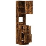 Casa si Gradina - Mobilier - Comode si corpuri - Corpuri bucatarie - Dulap de bucatarie stejar fumuriu, 35x50x180 cm, lemn prelucrat - Infinity.ro