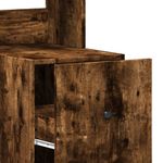 Casa si Gradina - Mobilier - Comode si corpuri - Corpuri bucatarie - Dulap de bucatarie stejar fumuriu, 35x50x180 cm, lemn prelucrat - Infinity.ro